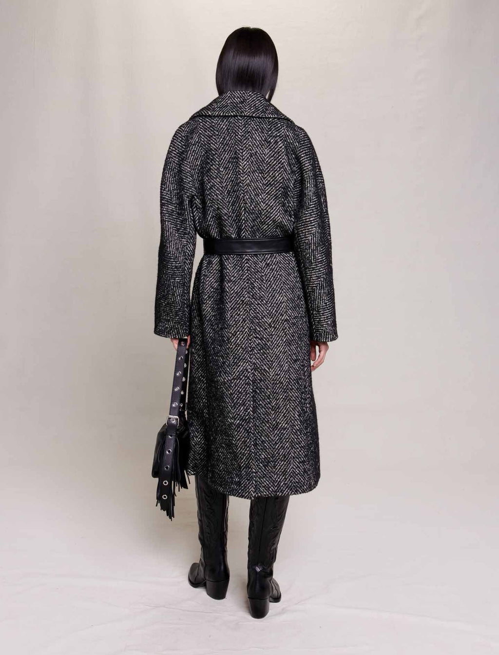 Coat - Black and White