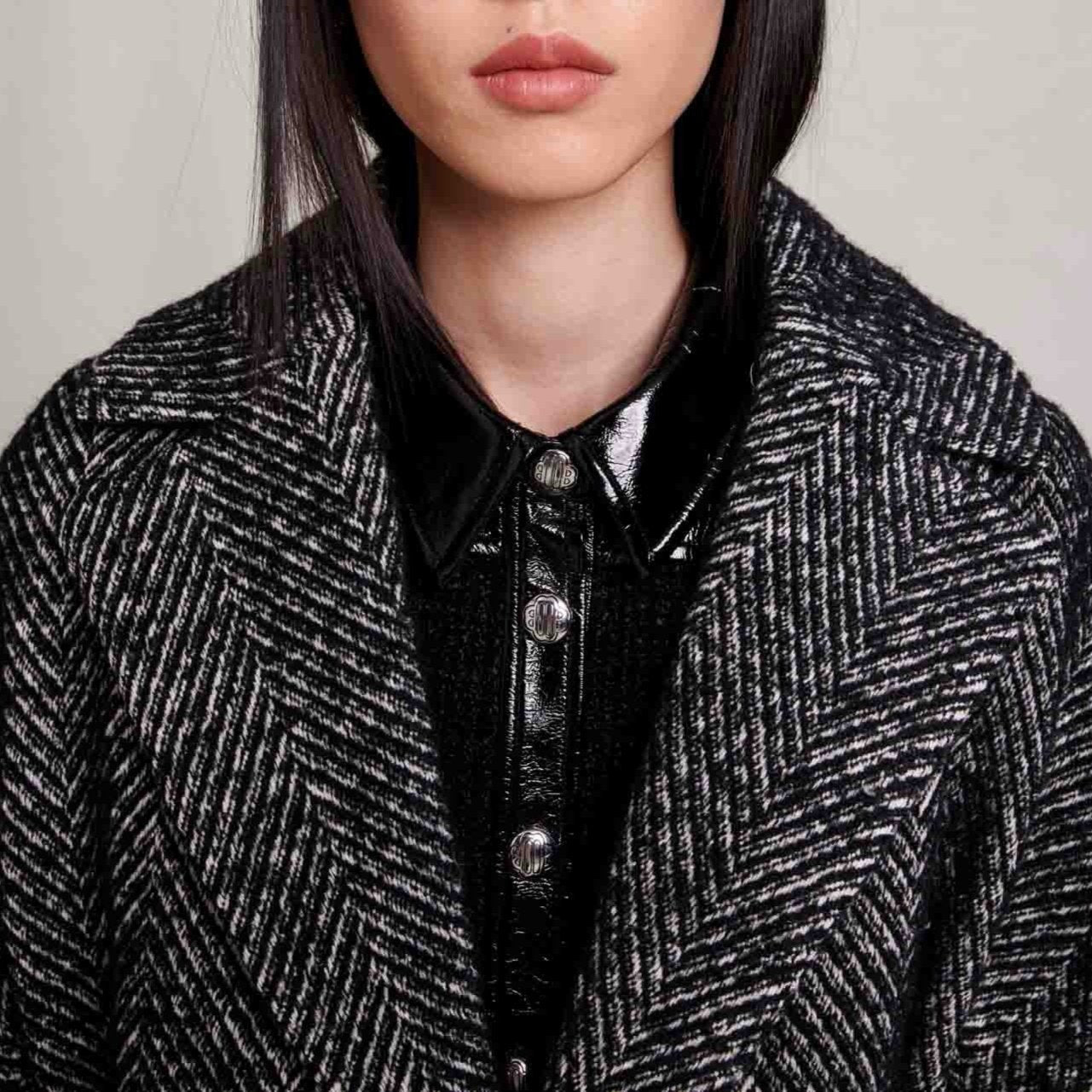 Coat - Black and White