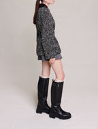 Coat - Black And White