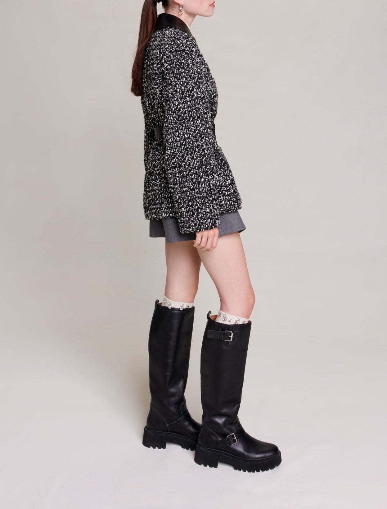 Coat - Black And White