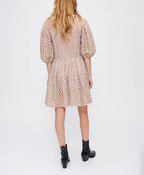 Romelange Dress - Geometric Ecru Background
