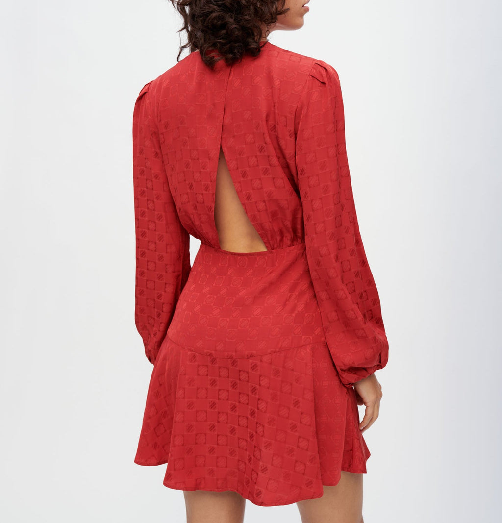 Maje - Vestido Romasy - Rojo