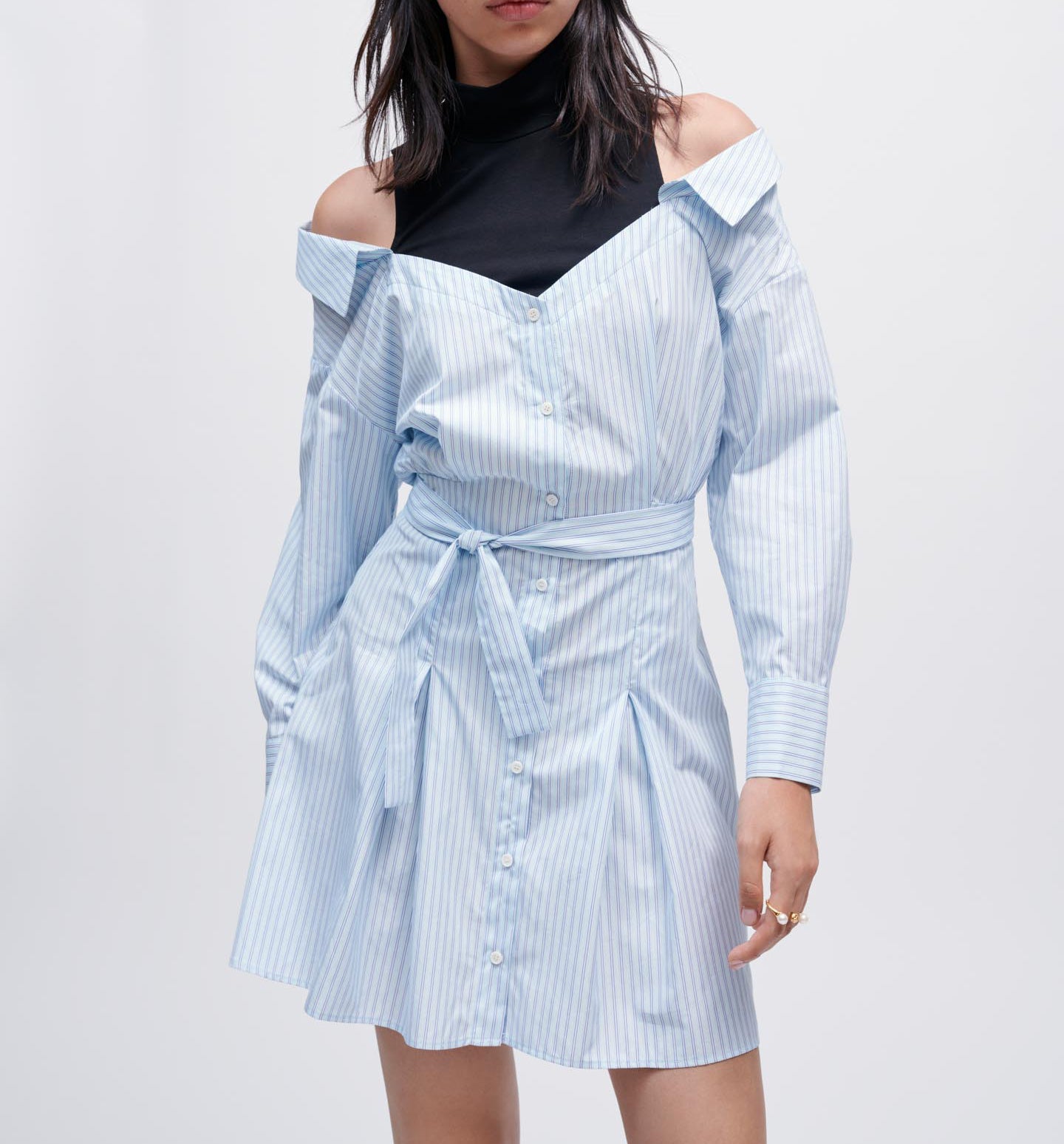 Maje - Riarisa Dress - Light Blue