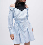 Maje - Riarisa Dress - Light Blue