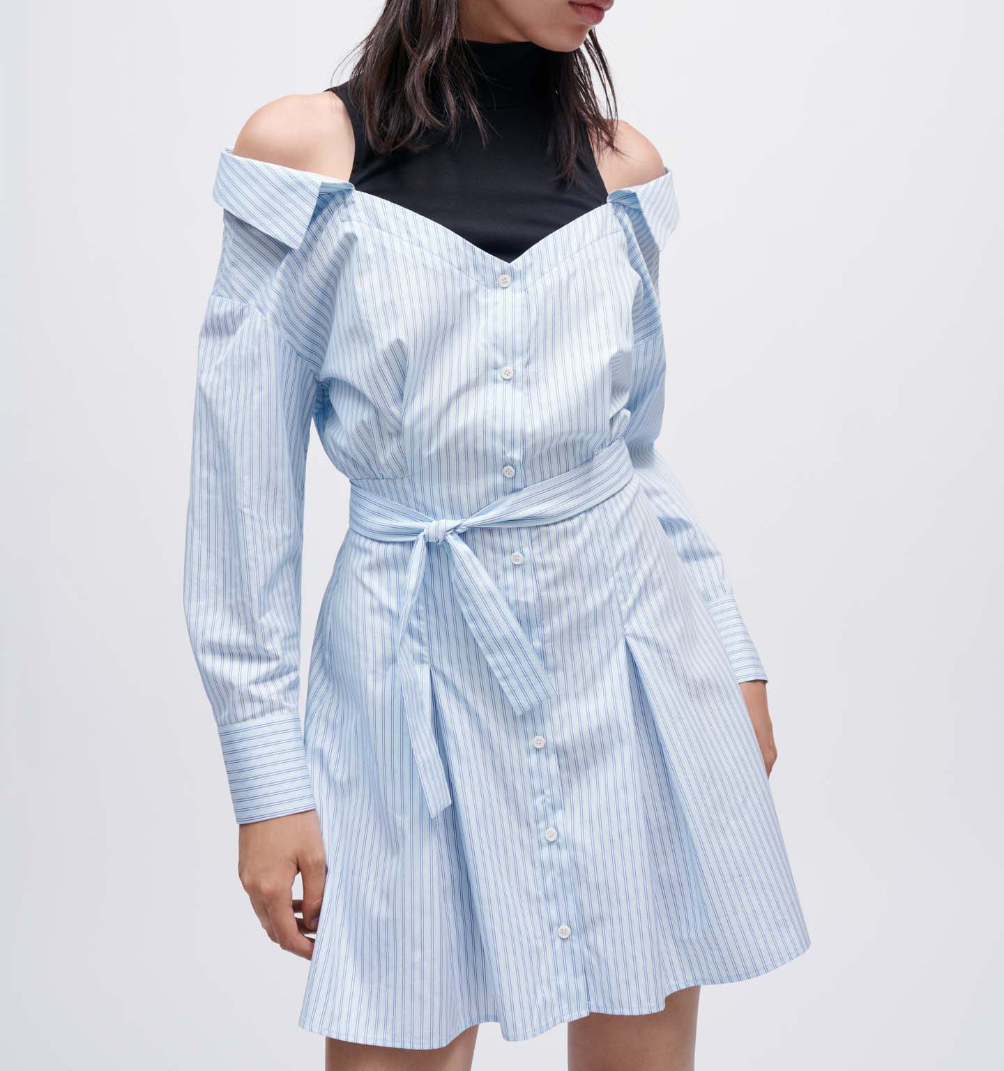 Maje - Riarisa Dress - Light Blue