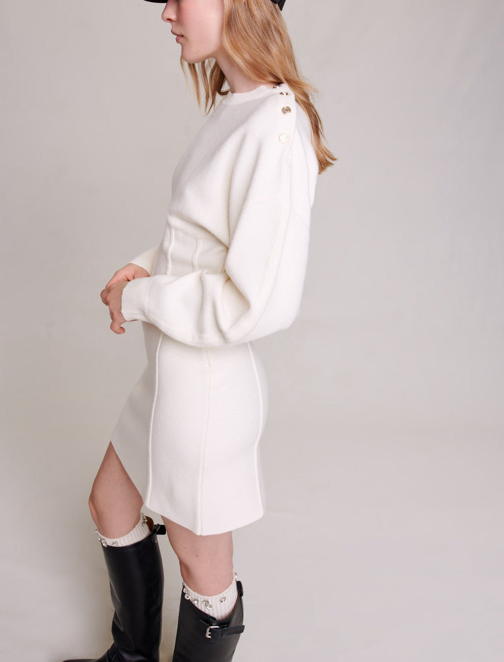 Maje - Dress - Ecru