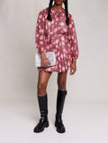 Dress - Red Floral Print