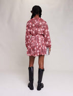 Dress - Red Floral Print