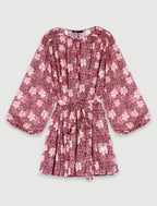Dress - Red Floral Print