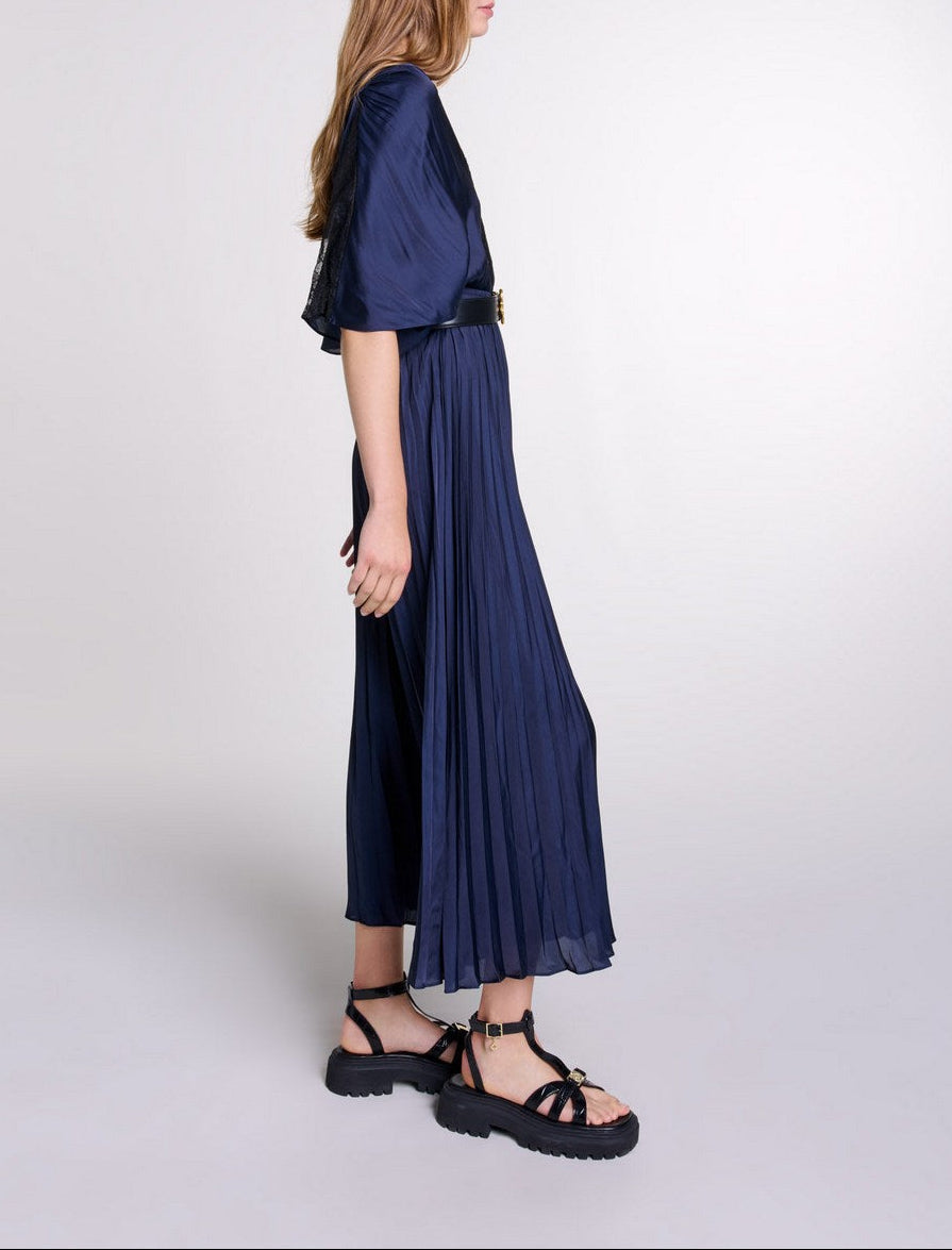 Robe Rachelace - Marine/Noir