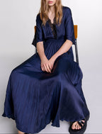 Robe Rachelace - Marine/Noir