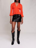 Top - Rouge Coquelicot