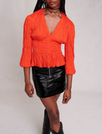 Top - Rouge Coquelicot
