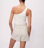 Top Tshoulder - Blanc