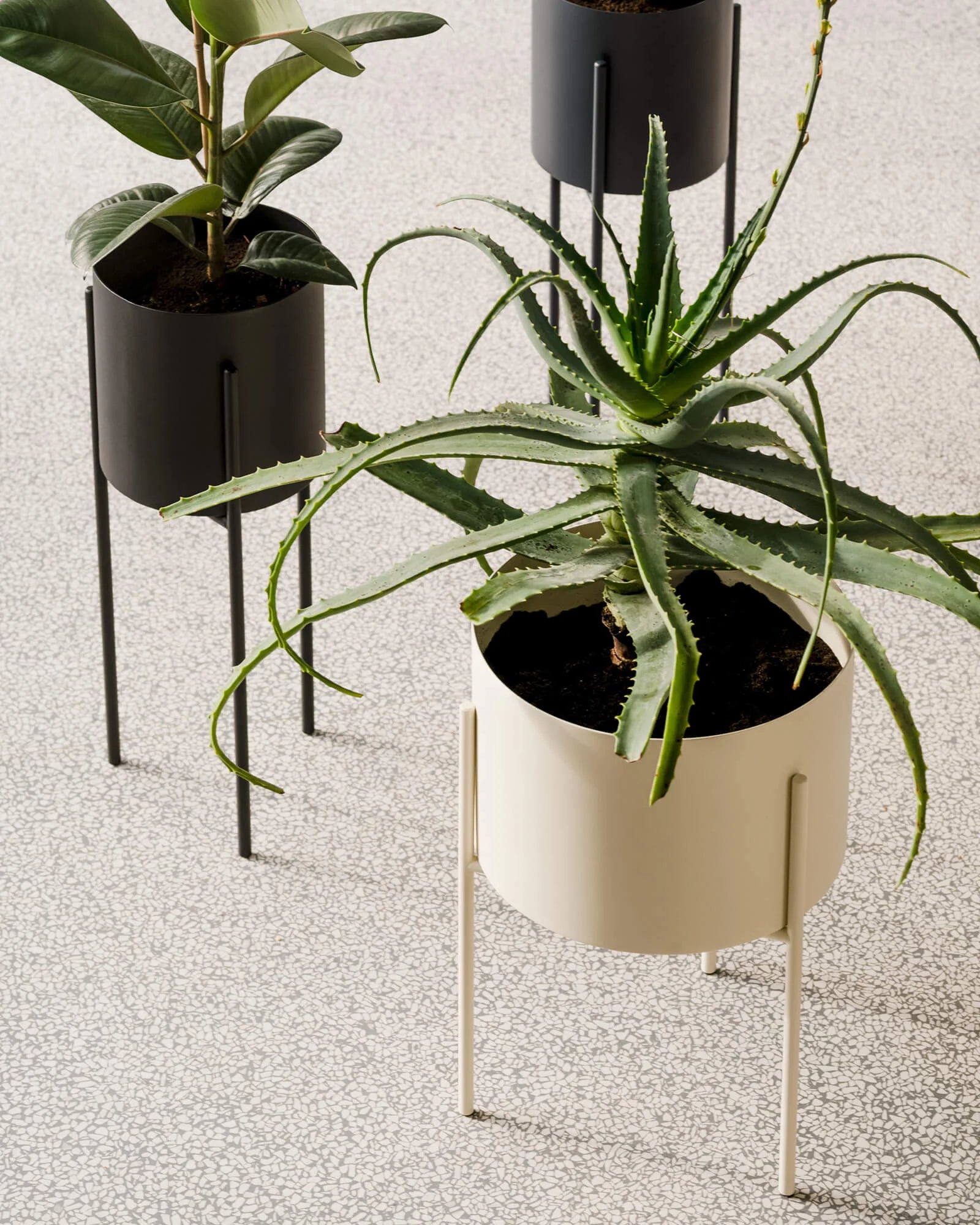 Pot De Fleurs Maki – Large - Piazza Beige