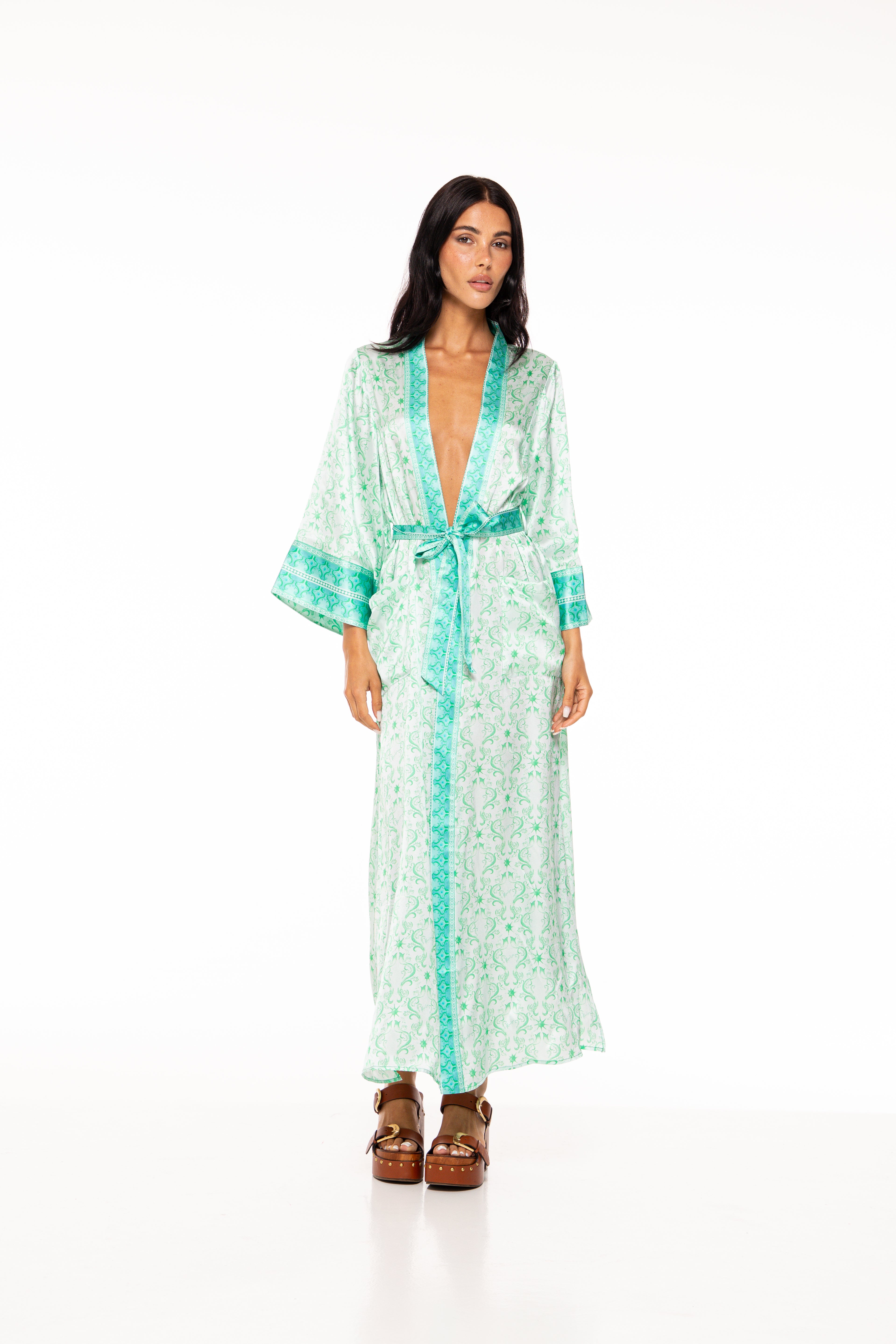 Kimono Laurina - Almendra