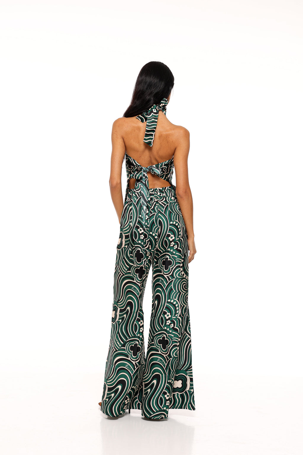 Rebecca Trousers - Green Cosmic