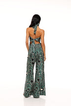 Rebecca Trousers - Green Cosmic