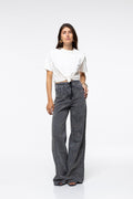 Jeans Lara - Strass Gris