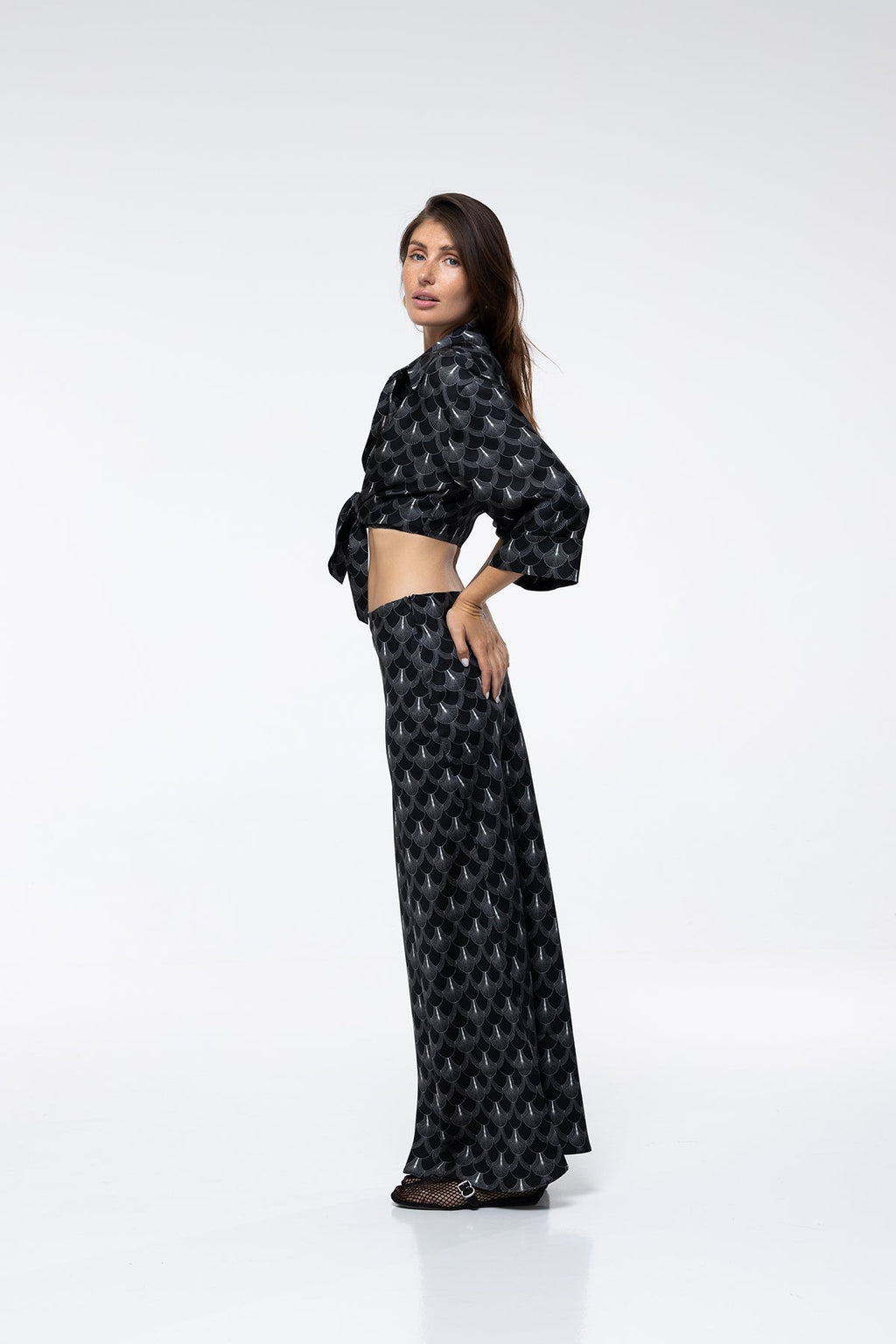 Jupe Talia - Black Peacock