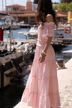 Robe Sandy - Pink Vichy