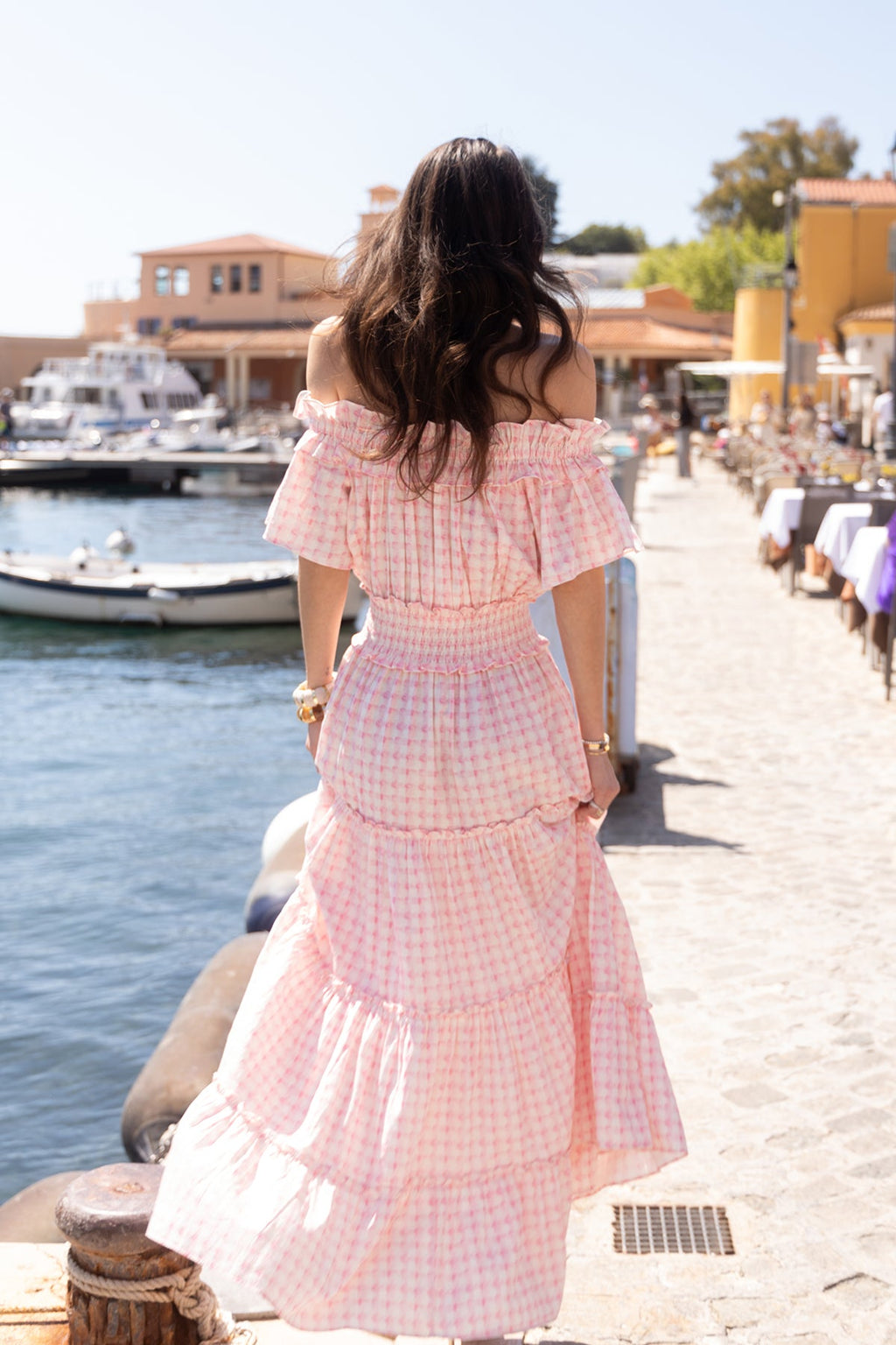 Robe Sandy - Pink Vichy