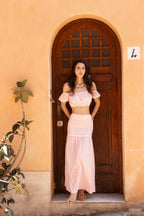 Falda Celia - Pink Vichy