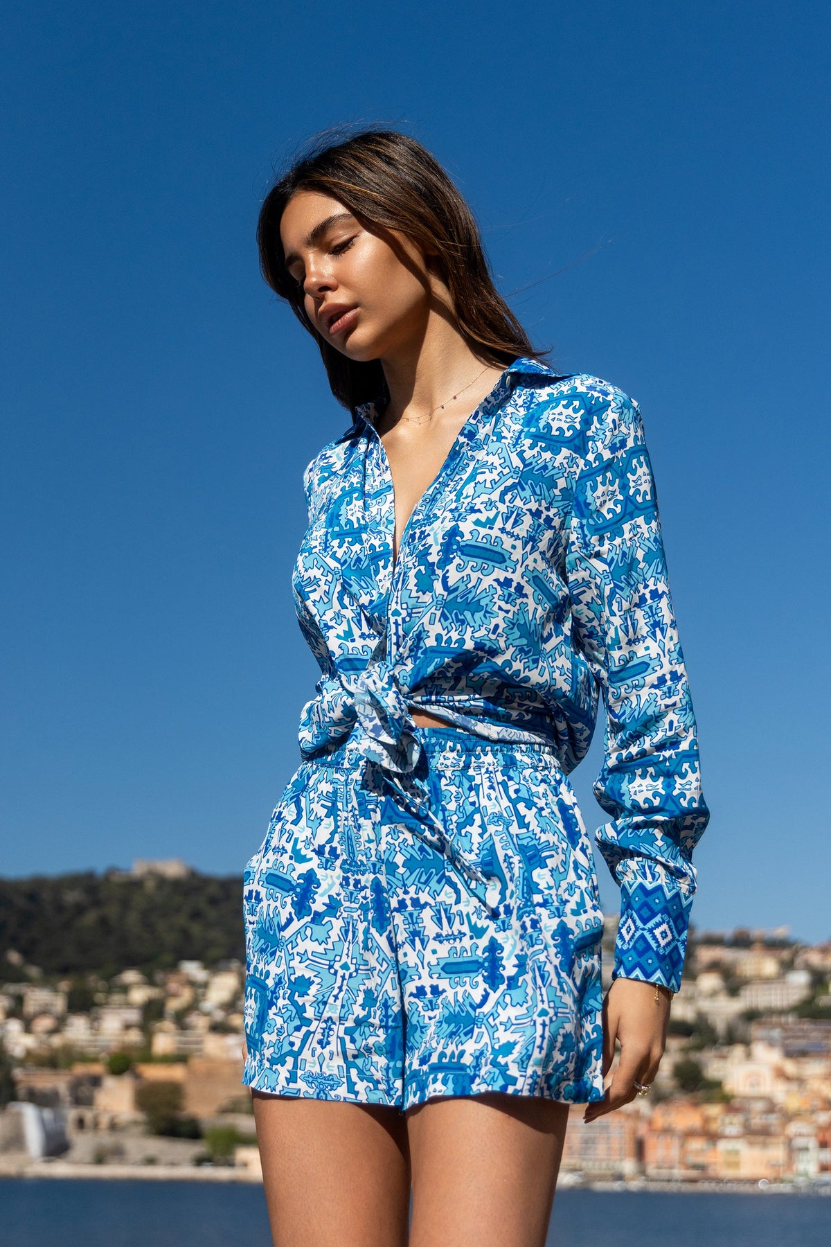 Camisa Amber - Bleu Aztec