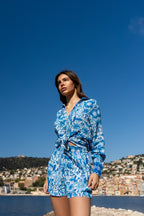 Camisa Amber - Bleu Aztec