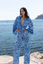 Josephine Jumpsuit - Aztec Blue