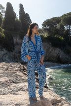 Dalia Kimono - Aztec Blue