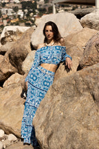 Marine Skirt - Aztec Blue