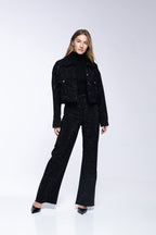 Vaqueros Scarlett - Strass Negro