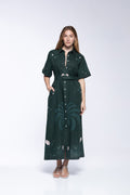 Vestido Chiara - Khaki Palm Tree