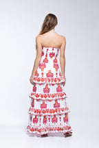 Lula Dress - Topaz Red