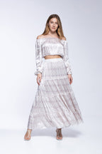 Joana Top - White Peacock