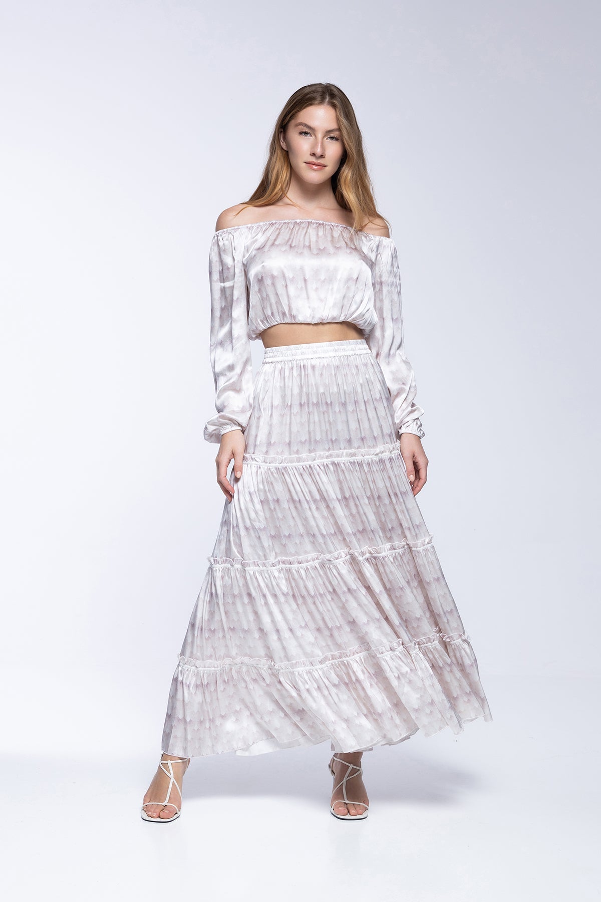 Joana Top - White Peacock