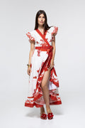 Camille Dress - Red Parrot