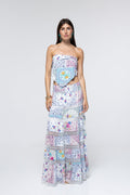 Thea Skirt - Paisley Floral Patch
