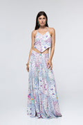 Top Kendall - Parche floral de cachemira