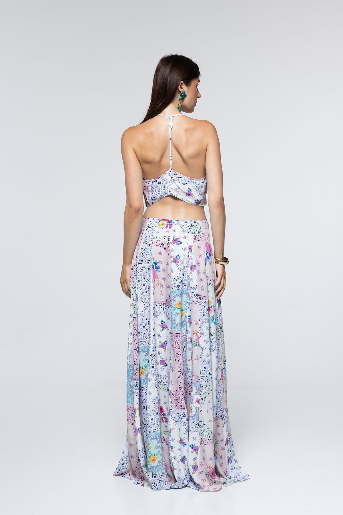 Kendall Top - Paisley Floral Patch
