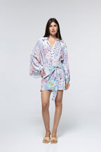 Penelope Dress - Paisley Floral Patch