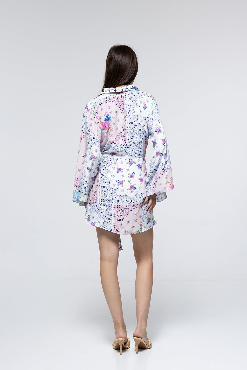 Penelope Dress - Paisley Floral Patch