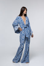 Josephine Jumpsuit - Blue Tile