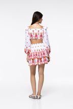 Falda Paulina - Peach Pineapple