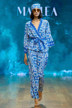 Dalia Kimono - Aztec Blue