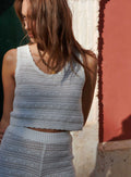 MATHILDE WHITE CROCHET TOP PETITE MENDIGOTE