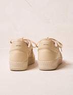 Zapatillas bajas Maxence H - Piel color crema