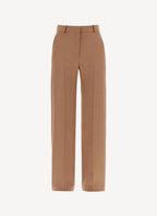 Stella Mc Cartney - Pantalon Ready-To-W Trousers Wool Flannel - Light Camel - Femme