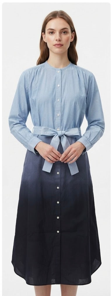 Robe Michigan - Tye Dye Bleu